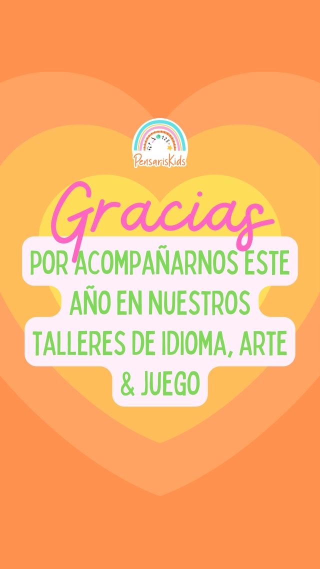 ✨El equipo PensarisKids quiere agradecerles a las familias que formaron parte de este 2022✨

🙌🏻Esperamos que disfruten de sus vacaciones 

🥳¡Hasta el 2023! 

#talleresparaniños #talleresonline #argentina #recuerdos2022 #2022memories #goodbye2022